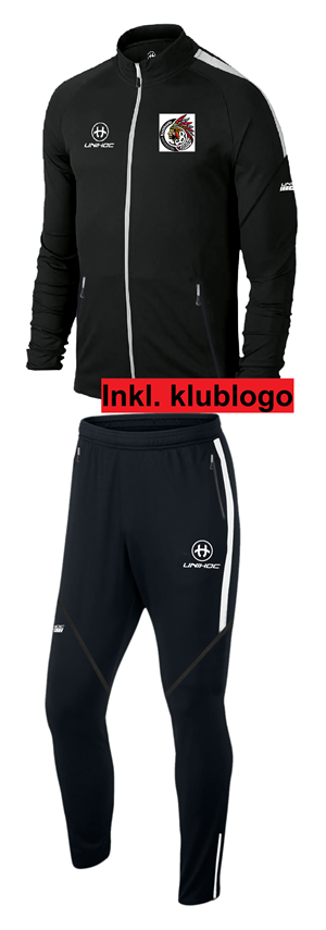 Trænings dragt (Frederikshavn Blackhawks) - Unihoc Technic - joggingdragt med klublogo