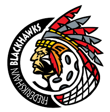 Frederikshavn Blackhawks logo - Trykt på floorballtøjet