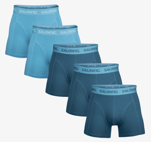 5 par Bokser shorts - Salming Cotton mixed - M-XL