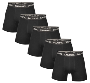 5 par Bokser shorts - Salming Cotton black - M-XL