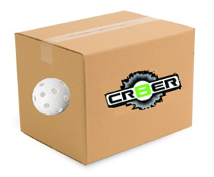 600 stk. hvide floorball bolde - Crater ball, IFF godkendt