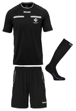 Dommersæt - Kempa dommertøj - Sort