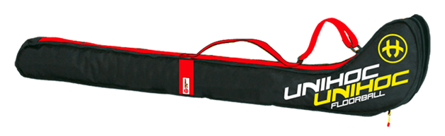 Junior floorball stavtaske - Unihoc Grimson Line - Til stave på 80-87 cm.