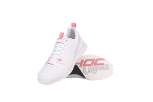 Str. 36-42 - U4 Plus LowCut Lady - Unihoc pige / kvinde sko - Hvid/Pink