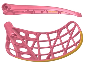 Floorball blad - FAT PIPE CTRL SLICKS PPB - Stavblad - Shrimp pink/PE Gold