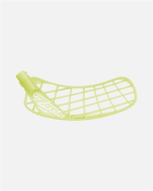 Floorball blad - Zone Hyper Ice Yellow stavblad - Tilbud