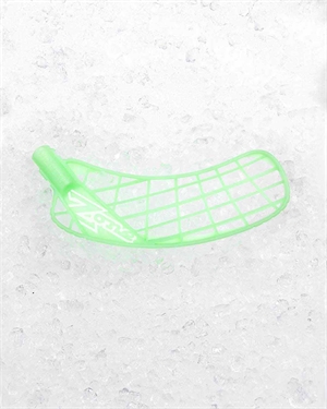 Floorball blad - Zone Hyper Ice green stavblad - Tilbud