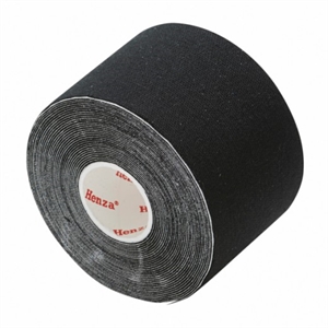 Sportstape - Henza Kinesiologi tape - Sort 5 cm x 5 m.