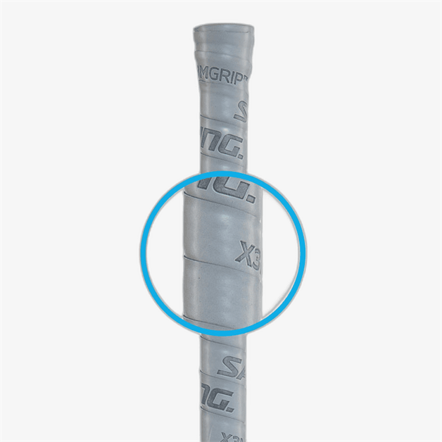 Salmig X3M Pro grip - Gråt floorball stav greb / stav bånd