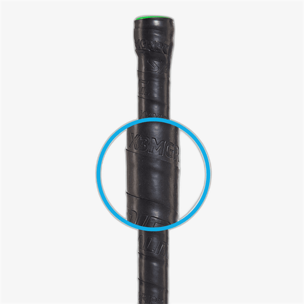 Salmig X3M Pro grip - Sort floorball stav greb / stav bånd
