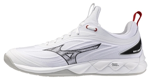 Str. 43 Mizuno Wave Luminous 3 – Floorball sko - Hvid/sort/rød