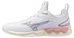 Str. 38,5-42 Mizuno Wave Luminous 3 – Floorball sko - Hvid/rosa/lava