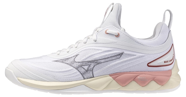 Str. 38,5-42 Mizuno Wave Luminous 3 – Floorball sko - Hvid/rosa/lava