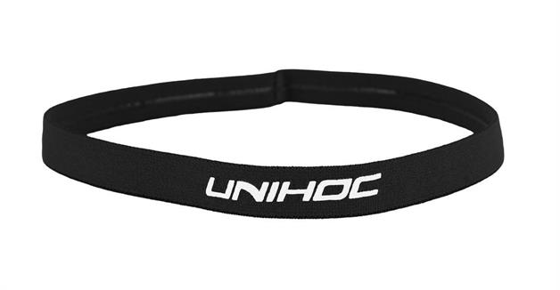 Hårbånd - Unihoc Classic Hairband - Sort, 1 stk.