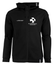 Hættetrøje med lynlås - Unihoc LEGACY hood zip - Træningstrøje, sort (Str. 120-XXXL) - Inkl. logo\'er