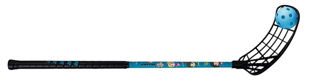 Børn/junior 65-75 cm. - Zone ZUPERHERO 35 (Thin) inkl. bold - Floorballstav