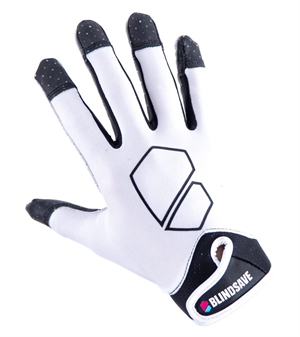 Målmands handsker - Blindsave Supreme Goalie Gloves - Floorball handsker, hvid