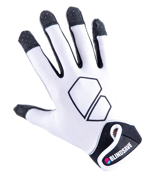 Målmands handsker - Blindsave Supreme Goalie Gloves - Floorball handsker, hvid