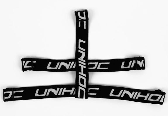 Målmands hjelm stroppe - Unihoc Elastic straps middle end - floorball hjelm remme