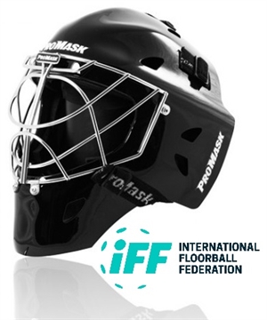 Målmands hjelm - Promask X11 Viper Premium - Sort floorball hjelm / Ishockey hjelm