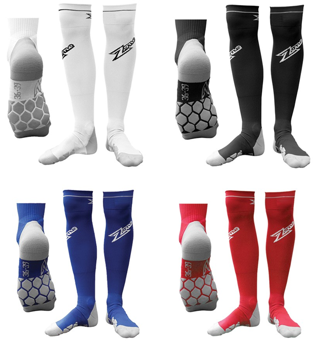 Floorball strømper - Zone Super - Ensfarvede lange sokker (str. 31-46)