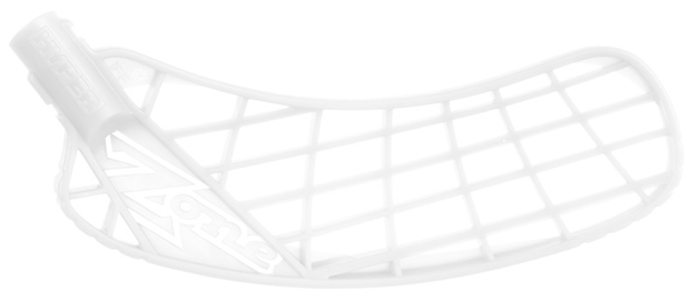 Floorball blad - Zone Hyper - Ice white stavblad - Højre