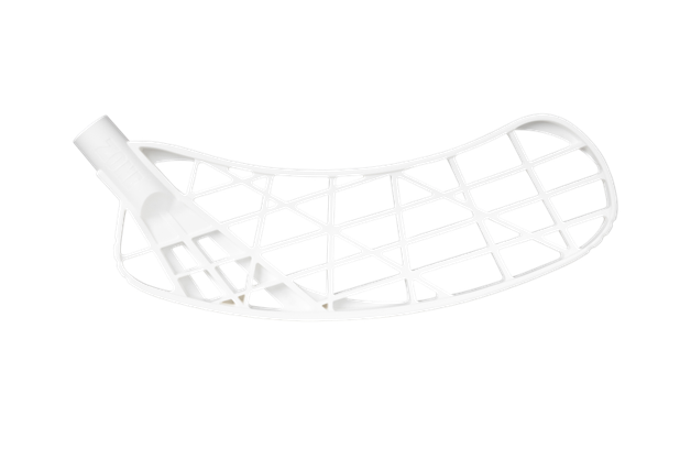 Floorball blad - Zone AIR/TWO stavblad - PP-H Hvid nyhed