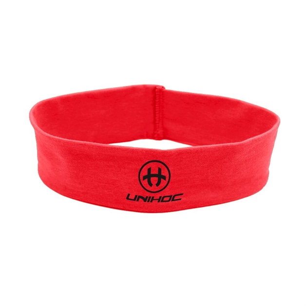 Pandebånd - Unihoc Wrapper Headband - Bredt pande-hårbånd - Rød