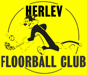 Herlev FC logo - Trykt på floorballtøjet