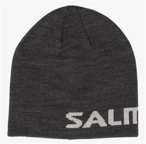 Hue - Salming Beanie logo - vinter hue i Grå (one size)