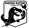Randers Raptors logo - Trykt på floorballtøjet