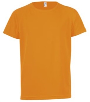Str. 6-12 år - T-shirt - Sporty kids - Dry fit tshirt