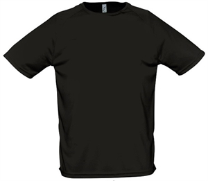 Str. XXS-3XL - T-shirt - Sporty Sleeve - Dry fit tshirt