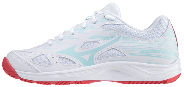 Str. 31-36,5 Mizuno Indesko sko - Mizuno Stealth Star JR – Hvid/Blå/Rød