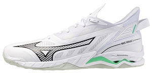 Str. 42,5-45 Mizuno Wave Mirage 5 – Floorball sko - Hvid/sort/lysegrøn