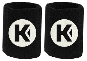 Svedbånd - Kempa wristband - Håndleds bånd i sort, 2 stk.